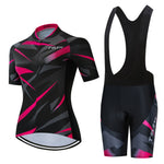 Women Short Sleeve Jersey Set - forbicycle