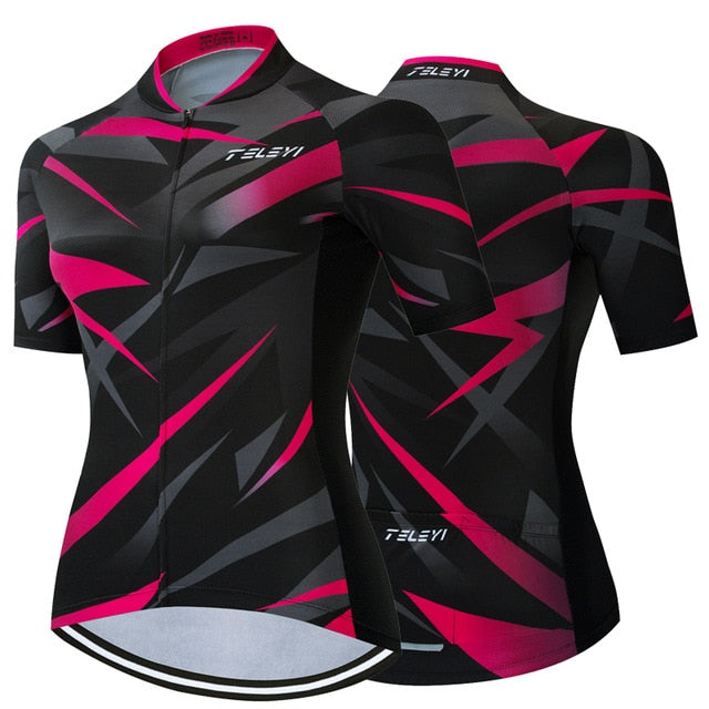 Women Short Sleeve Jersey Set - forbicycle