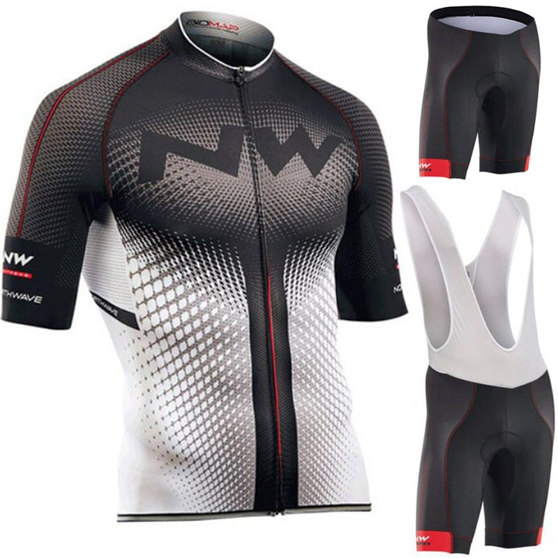 NW Brand Summer Cycling Jersey Set