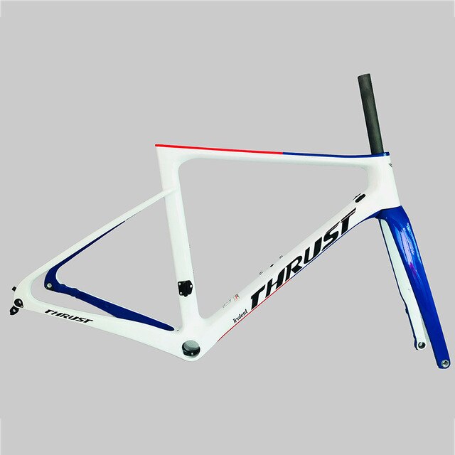 2019 Newest THRUST T1000 silvery Disc brake carbon road  frame - forbicycle