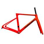 2019 Newest THRUST T1000 silvery Disc brake carbon road  frame - forbicycle