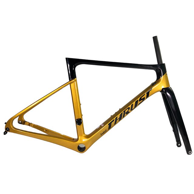 2019 Newest THRUST T1000 silvery Disc brake carbon road  frame - forbicycle