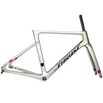 2019 Newest THRUST T1000 silvery Disc brake carbon road  frame - forbicycle
