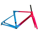 2019 Newest THRUST T1000 silvery Disc brake carbon road  frame - forbicycle