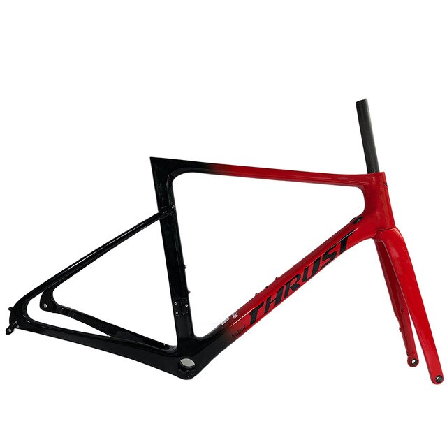 2019 Newest THRUST T1000 silvery Disc brake carbon road  frame - forbicycle