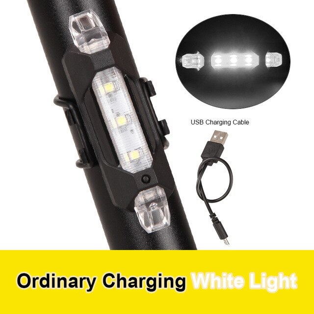 Bike Bicycle Cycling USB Rechargeable LED Head Front Light - forbicycle