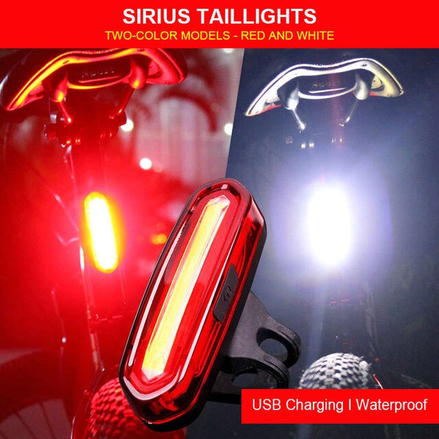 Bike Bicycle Cycling USB Rechargeable LED Head Front Light - forbicycle