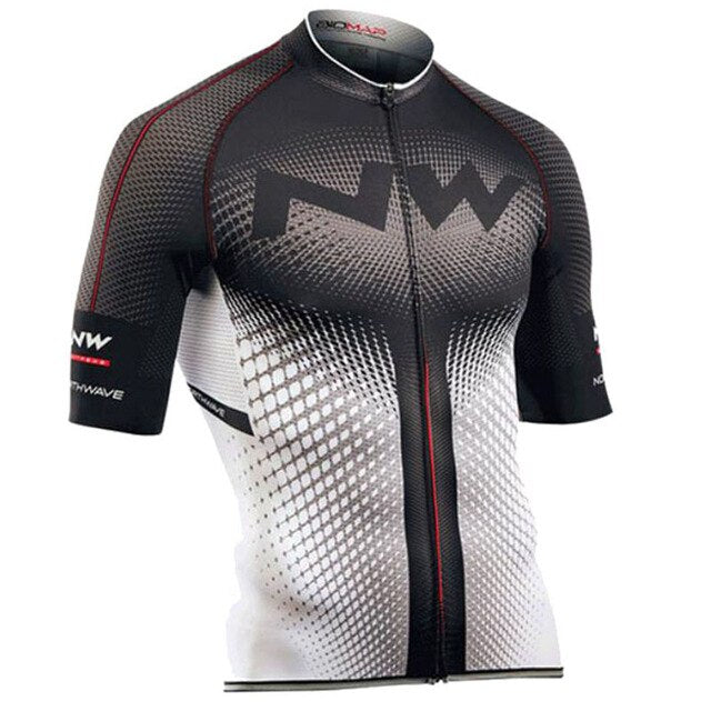 2020 NW Brand Flour Green Cycling Jersey Set - forbicycle
