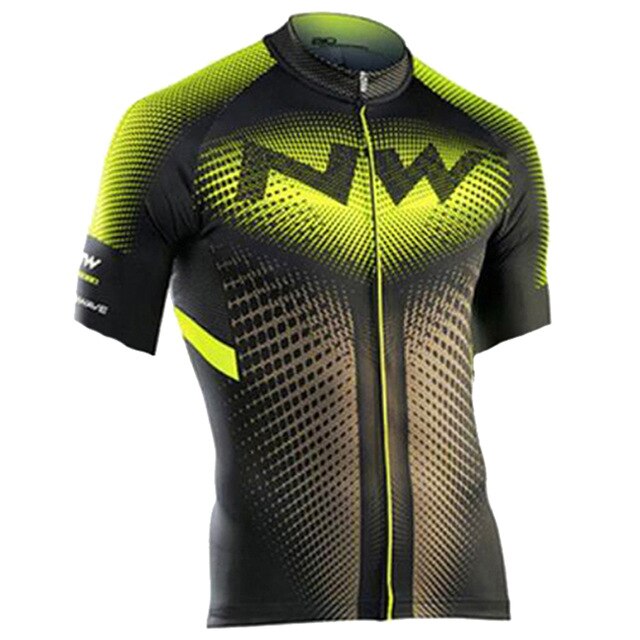 2020 NW Brand Flour Green Cycling Jersey Set - forbicycle