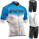 NW Brand 100% Polyester Cycling Jersey Set