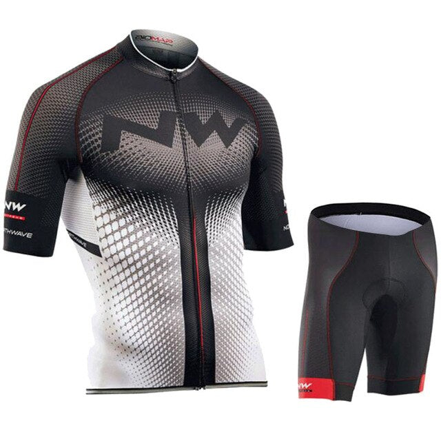NW Brand 100% Polyester Cycling Jersey Set - forbicycle