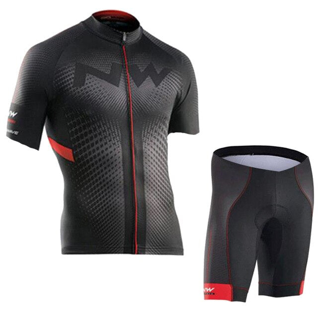 NW Brand 100% Polyester Cycling Jersey Set - forbicycle